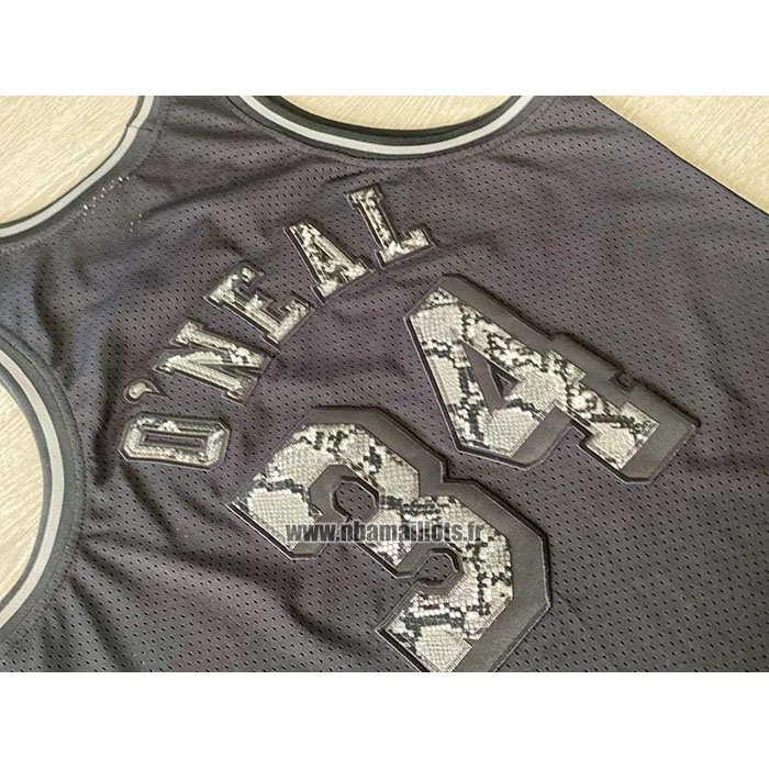 Maillot Los Angeles Lakers Kobe Bryant NO 34 Swingman Mitchell & Ness 1996-97 Noir